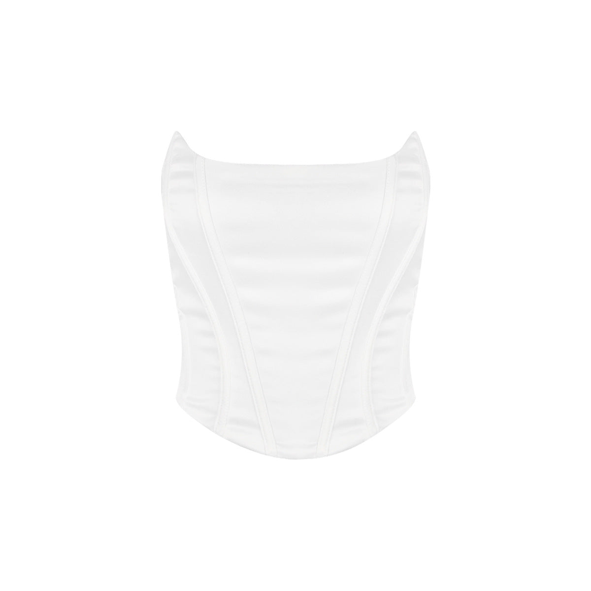 Spice Girls Wear Women's New Sexy Strapless Vest Belted Short Crop Strap Corset Fishbone Top Girl