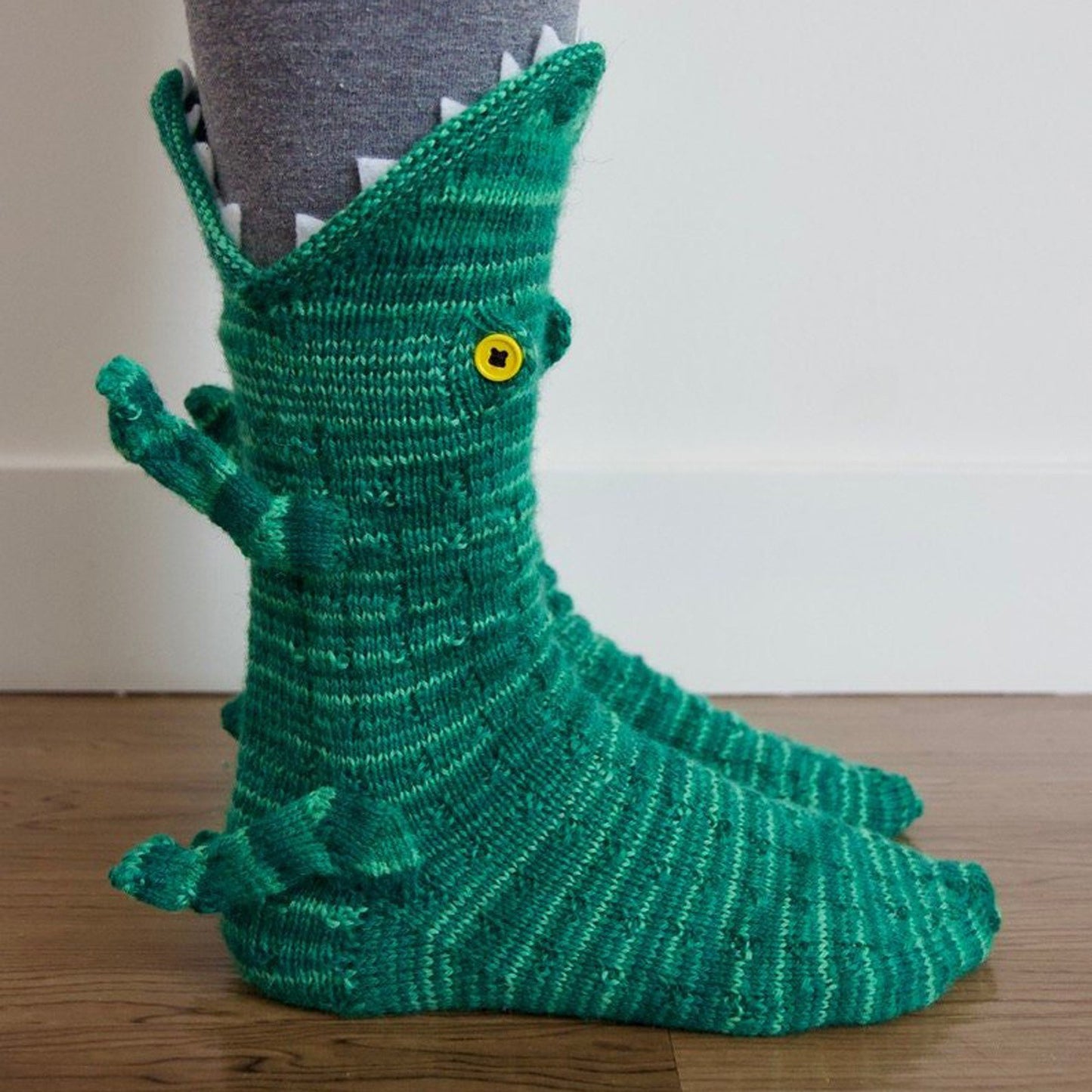 Knit Crocodile Socks Christmas Knit Crocodile Socks Shark Socks Thick Thermal Socks