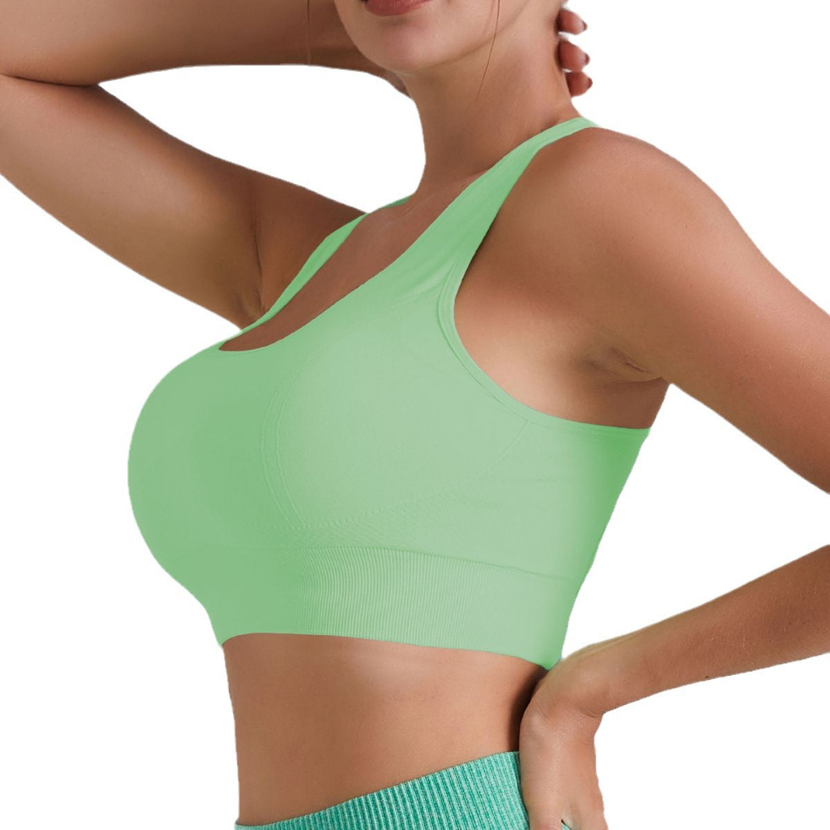 Autumn And Winter Yoga Vest Women's Pocket Shock-Proof Bra Running Fitness Quick-Drying Yoga Top Sports Underwear