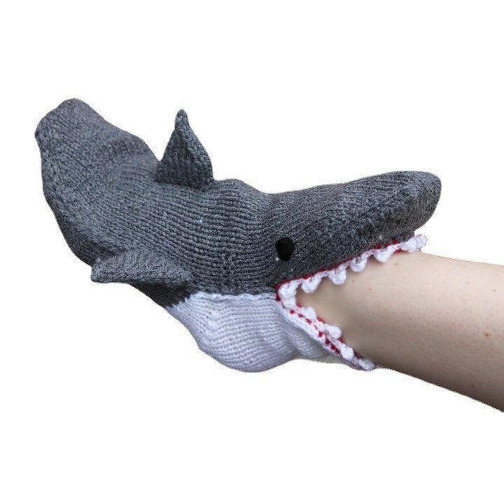 Knit Crocodile Socks Christmas Knit Crocodile Socks Shark Socks Thick Thermal Socks