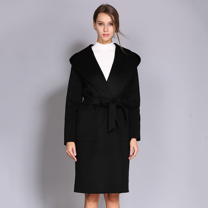 Double-Sided Wool Coat Spring Women's Woolen Coat Coat