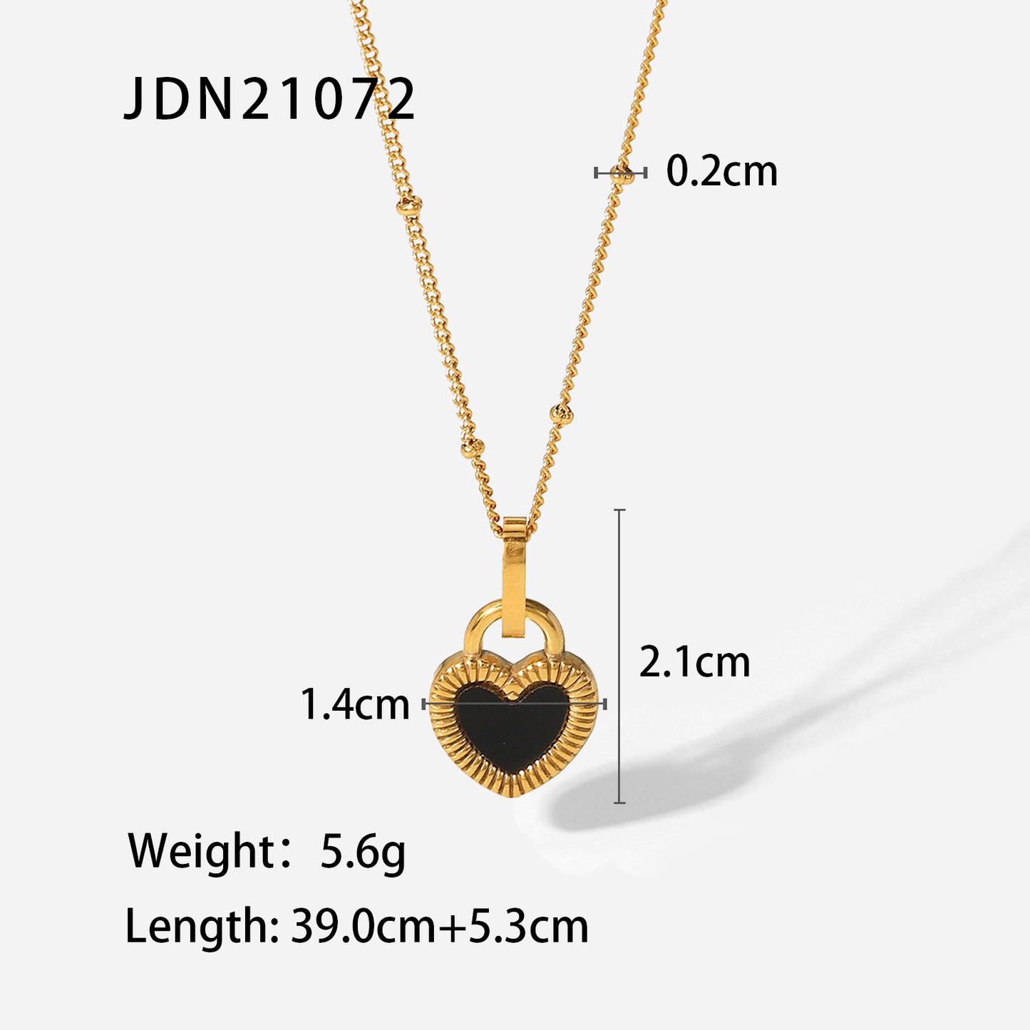 5pcs Light Luxury Niche Retro Double-Sided Love Necklace Women's Autumn And Winter New Fashion Necklace