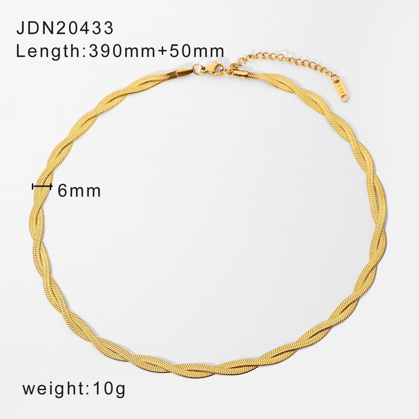 5pcs Fashion Retro Simple Personality High-Grade Gold-Plated Cold Multi-Layer Necklace Female Minority Collarbone Choker