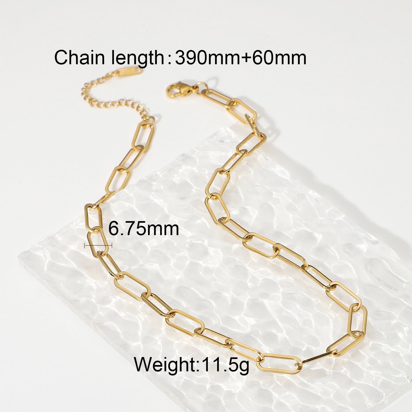 5pcs Thick Twist Miami Cuban Chain Necklace 18K Gold-Plated Pvd Stainless Steel Necklace Snake Rope Chain For Men Women Hip Hop Chain