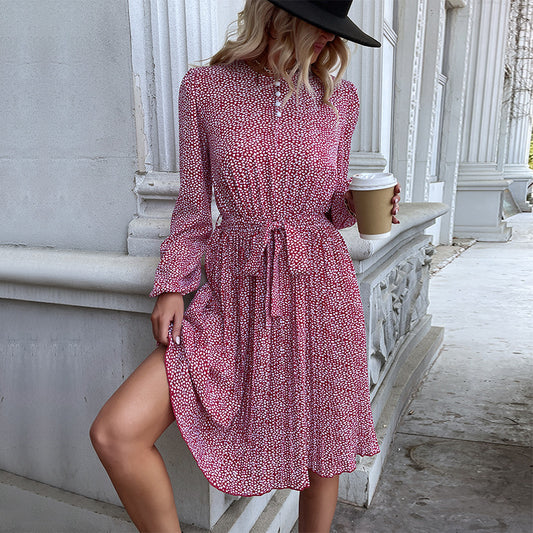 New Fashion Autumn On New Women's Long-Sleeved Dresses