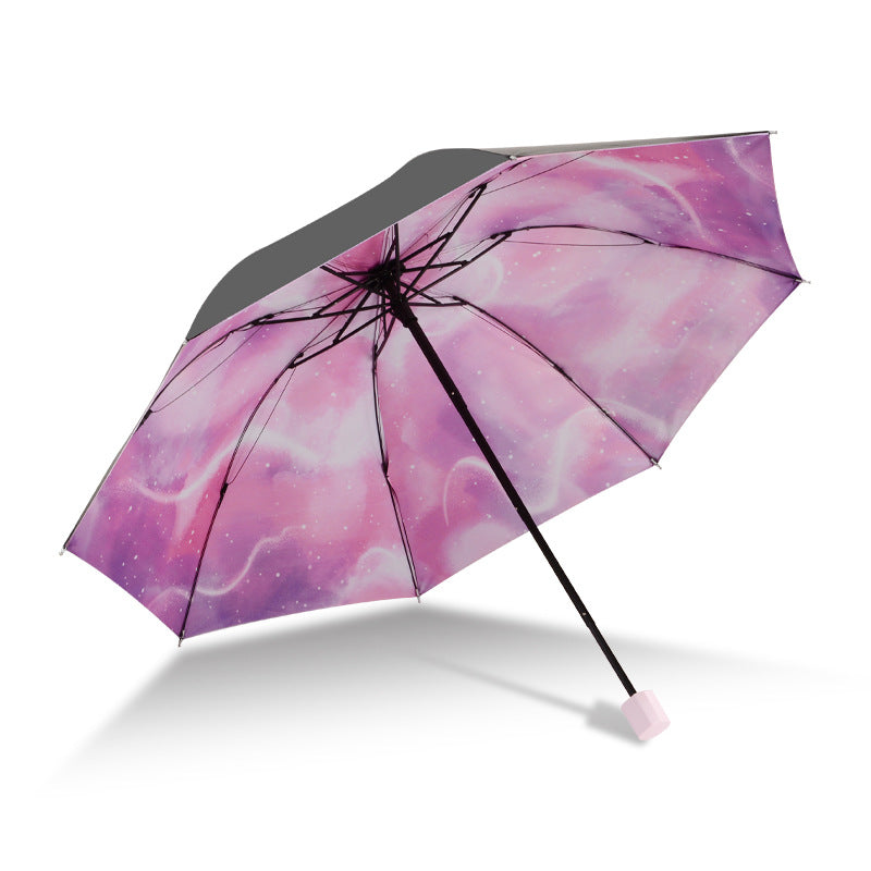 Umbrella Folding Umbrella New Creative Rain And Sunshine Umbrella Recommended To Print Exclusive Logo