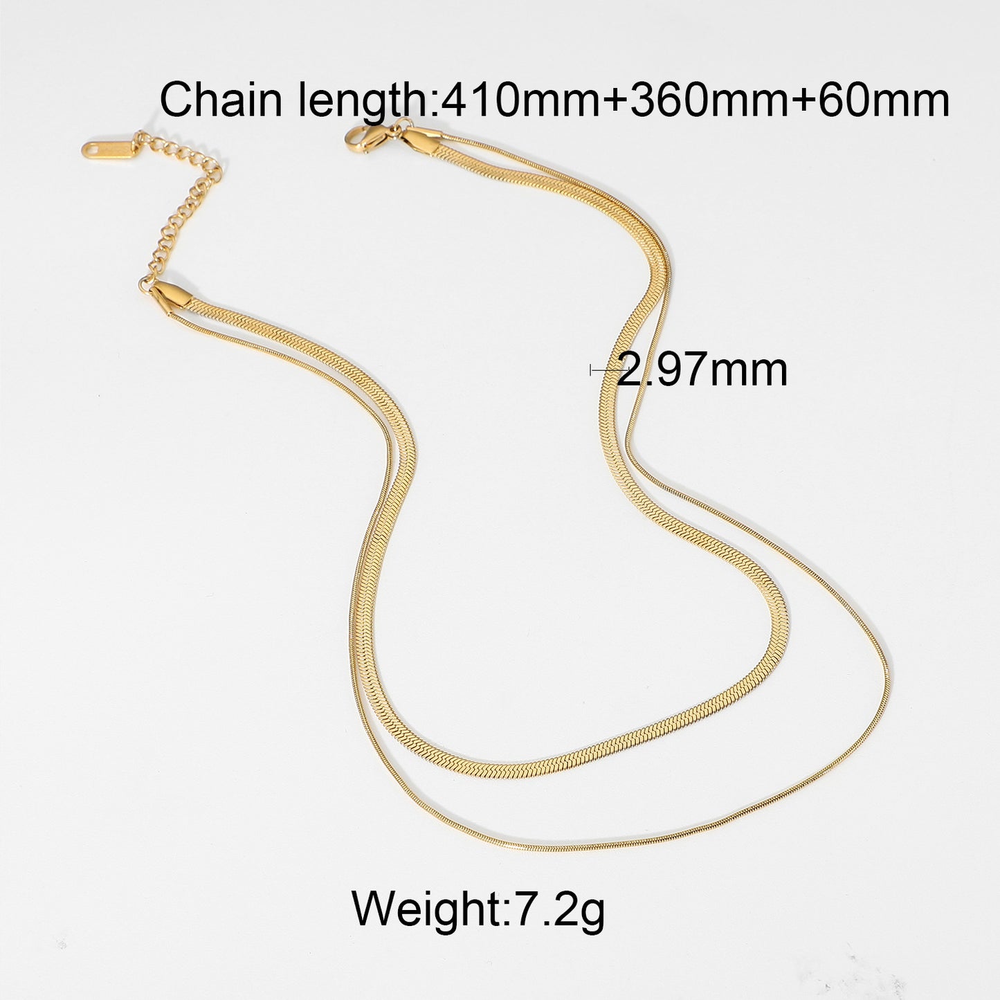 5pcs Thick Twist Miami Cuban Chain Necklace 18K Gold-Plated Pvd Stainless Steel Necklace Snake Rope Chain For Men Women Hip Hop Chain