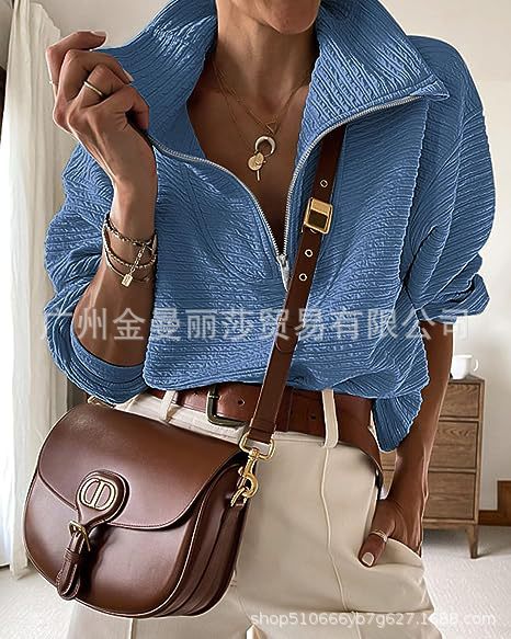 New Autumn Winter Casual Hoodie Zipper Sportswear Fashion Lapel Drawstring Loose Pullover Long Sleeve