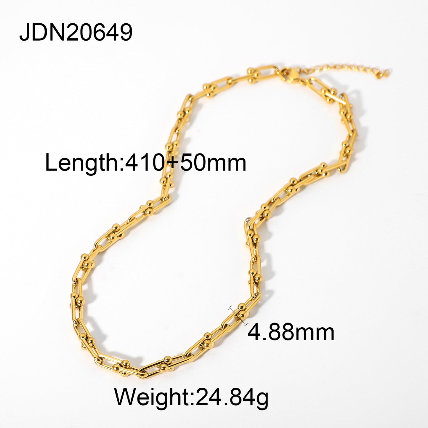 5pcs Fashion Retro Simple Personality High-Grade Gold-Plated Cold Multi-Layer Necklace Female Minority Collarbone Choker