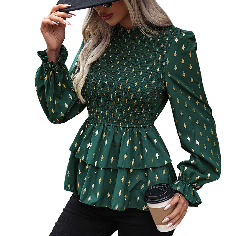 Autumn New Fashion Women's Clothing Slim Shirt Long-Sleeved Women