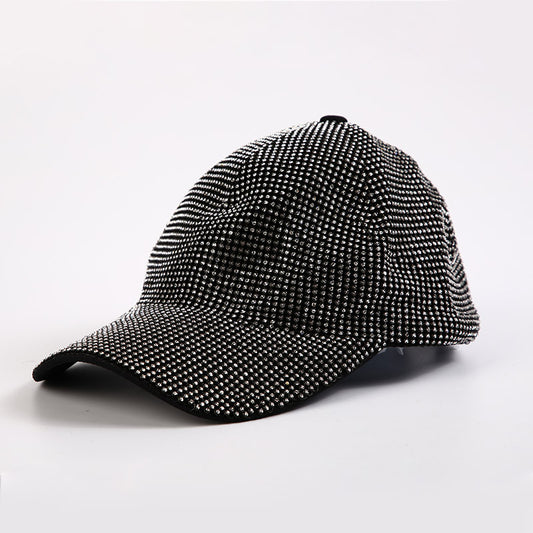 Summer New Style Hat Net Diamond Cap Female Diamond-Encrusted Baseball Cap Korean Tide Fashion Baseball Cap