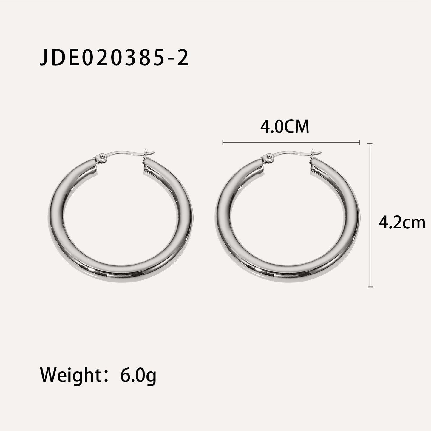 5pcs Stylish And Simple 18K Gold-Plated Stainless Steel Hollow Earrings Timeless Titanium Steel Earrings For Women