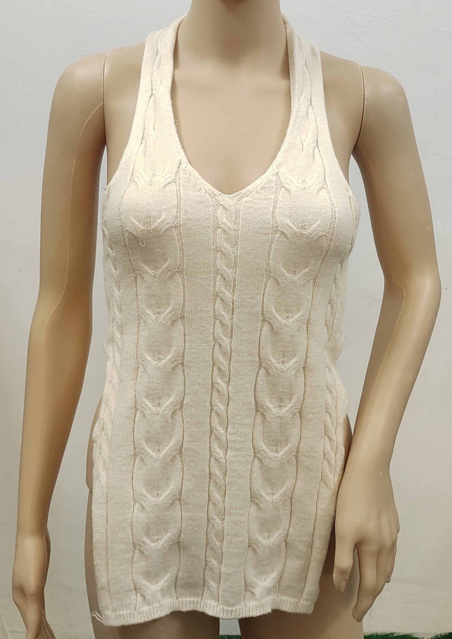 Spring Fashion Women's New Halter Halter Knit Slim-Fit Inside A Small Vest