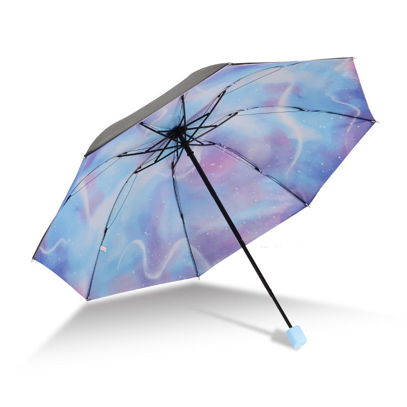 Umbrella Folding Umbrella New Creative Rain And Sunshine Umbrella Recommended To Print Exclusive Logo