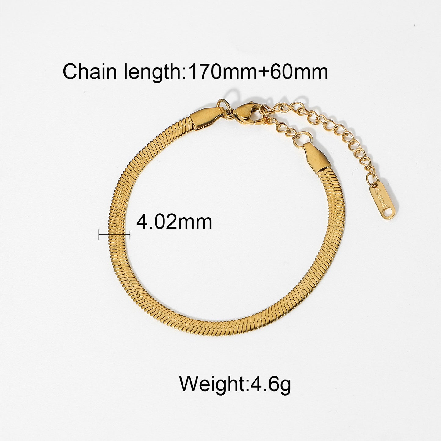 5pcs Niche Gold-Plated Zircon Bracelet With Flash Green Design Advanced Sense Light Luxury Bracelet Does Not Fade Titanium Steel Jewelry