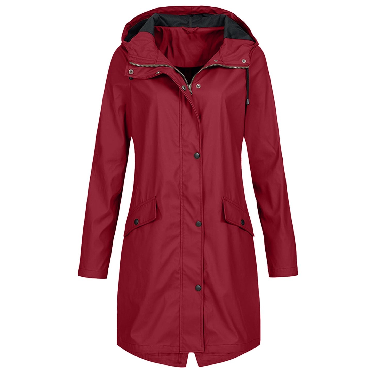 Autumn Winter Outdoor Mountaineering Clothing Coat Medium Long Women's Trench Coat