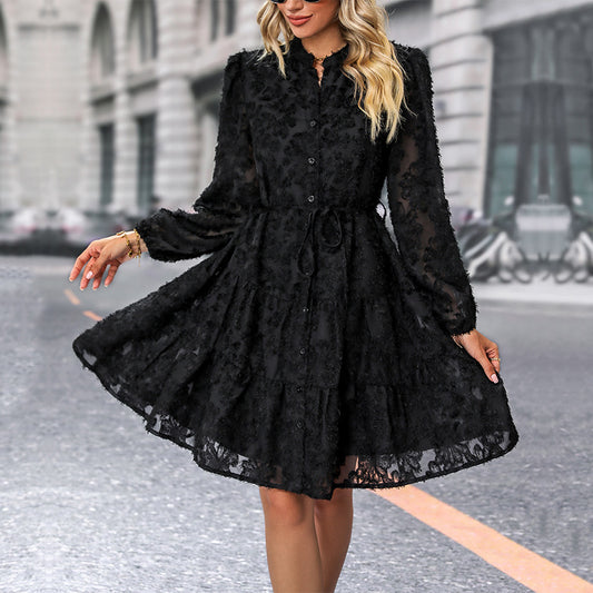 New Autumn New Fashion Long-Sleeved Women's Dress