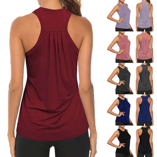 Summer New Women's Yoga Sports Vest Female Fitness Sports Vest