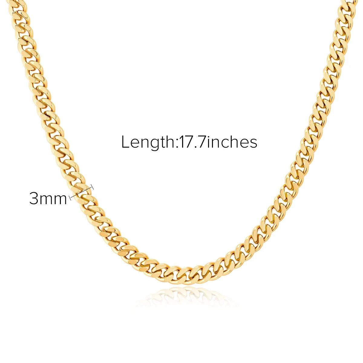 5pcs Thick Twist Miami Cuban Chain Necklace 18K Gold-Plated Pvd Stainless Steel Necklace Snake Rope Chain For Men Women Hip Hop Chain