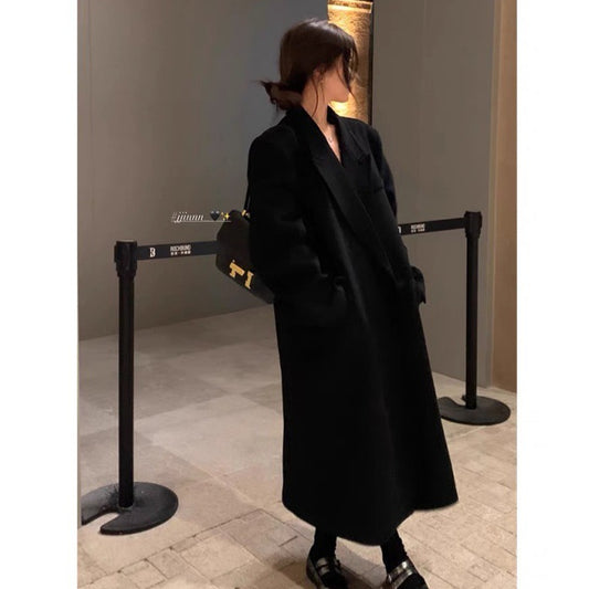 Coat Town Shop Of The Year Wang Fried! Classic Type Shoulder Wool Coat For Winter