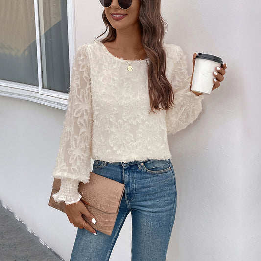 Autumn New Fashion Women's Dress White Shirt