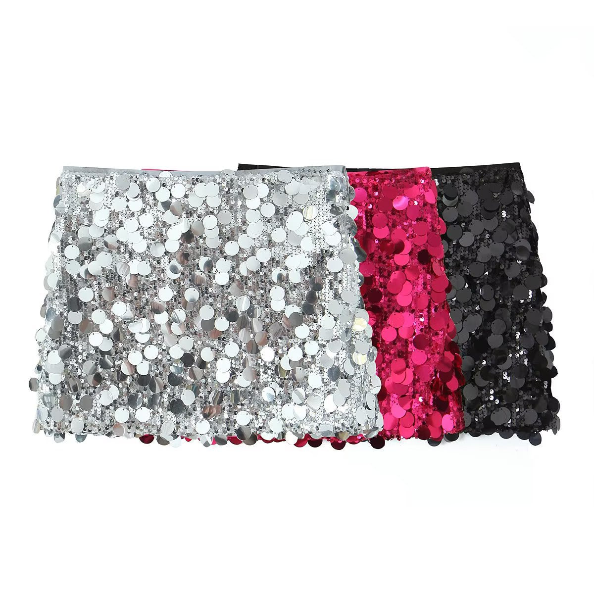 Autumn New Three-Color Sequin Skirt Package Hip Sexy Skirt