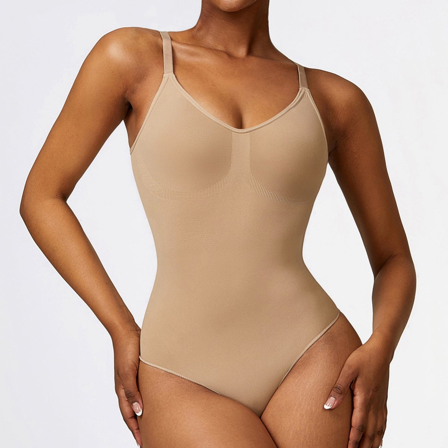 Slim Seamless One-Piece Yoga Dress With A Casual Back And Base Bodysuit