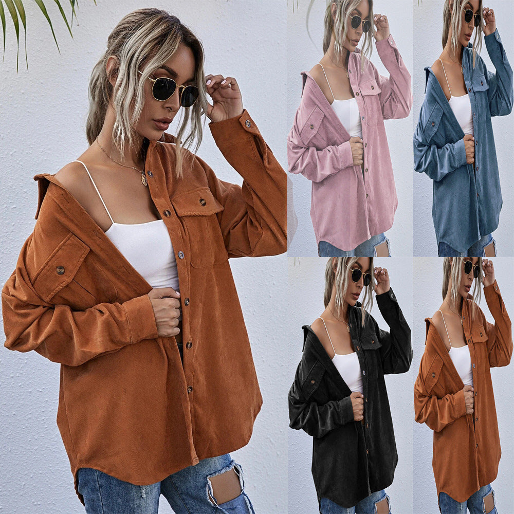 Trendy Women's Denim Shirt: Stylish Long Sleeves for a Fashion-Forward Look | Perfect for Casual-Chic Summer Outfits! Shacket